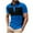 Blue1, variant on fatyb Mens Shirts Short Sleeve Casual Button up Pullover Color Block Summer Collar T Shirts for Men