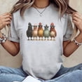 thumbnail image 3 of Unisex Chicken Graphic, Farm Animal T-Shirt, Sizes S-5XL, Tbun, 3 of 5