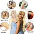 thumbnail image 5 of 613 Blonde Bundles Human Hair Body Wave 26 28 30 inch 100% Unprocessed Virgin Human Hair Extensions Quick Weave Human Hair Bundles Double Weft, 5 of 6
