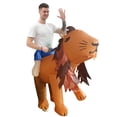 thumbnail image 3 of Assorted Inflatable Costume Set For Adults - Animal, Food & Character Funny Party Outfits,Height 4'11"-6'3",hippopotamus, 3 of 12