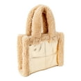 thumbnail image 5 of No Boundaries by No Boundaries Women's Small Sherpa Tote Bag, Gold Tan, 5 of 5