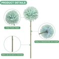 thumbnail image 2 of 6/12-Pack Artificial Chrysanthemum Ball Flowers, 11 Inch Faux Chrysanthemum Silk Bouquets Real Touch Faux Flowers for Home/Wedding/Christmas/Party[Silver], 2 of 6