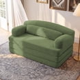 thumbnail image 2 of Leumius Futon Sofa Bed, Convertible Sofa Bed,Folding Boneless Couches,Low-Profile Boneless Couch for Living Room,15.8" H Low Seat Small 57" Foldable Floor Sleeper Mattress Lounge Space‑Saving, 2 of 11