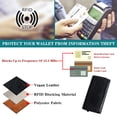 thumbnail image 6 of GAEKEAO Women’s Trifold Wallet Rfid Blocking Vegan Leather Wristlet with 3 ID Windows, 6 of 6