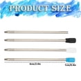 thumbnail image 3 of 10Pc Pen Refills Short Ballpoint Pen Refill Pvc For Office Desk Journaling Blue, 3 of 6