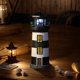 thumbnail image 2 of Lighthouse Night Light Statue Lamp Resin Solar For Garden Patio Lawn, 2 of 9