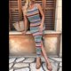 thumbnail image 4 of Vestidos de Verano para Mujer 2025, Cuello Cuadrado, Sin Mangas, Tirantes Finos, A Rayas, Estilo Bohemio, para Vacaciones en la Playa, Verde, Talla XL, 4 of 10