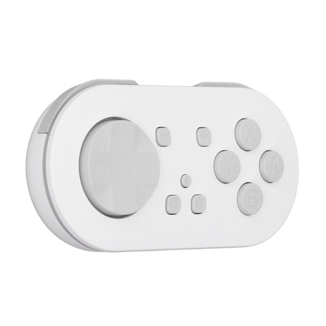 Micro BT Gamepad, Portable Cordless Controller with RGB LED Light, Pocket Sized Mini Controller with Cable and Strap for Anki, for Switch, for Wins, for , for OS X