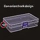 thumbnail image 5 of Caja de pestillo transparente multifuncional Yuxing Alta capacidad plástico cuadrado rosa, 5 of 5