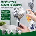 thumbnail image 4 of Shower Head Cleaner Limescale Remover, 8-in-1 Bathroom Spray Soap Scum Dissolver & Clogged Nozzle Restorer for Faucets, Glass Doors and Bathtubs, 4 fl oz, 4 of 7