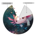thumbnail image 2 of Sikiie Whimsical Axolotl Fantasy 30-48 inches {designName} Print Christmas Tree Skirt Snowman Xmas Tree Skirt with Edge Christmas Decorations for Holiday Party-48", 2 of 7