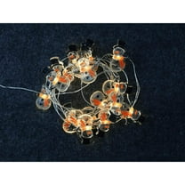 Home Accents LED Battery Operated with Timer String Snowman Lights 6 Foot Long with 18 Lights