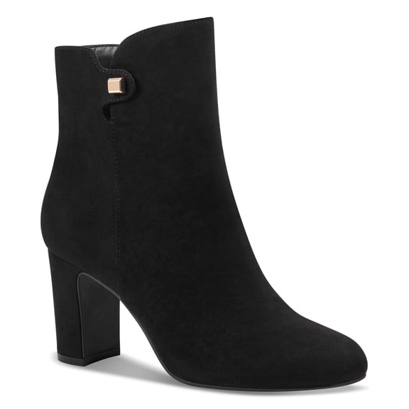 Charter Club Womens Matildaa Dress Booties Black Micro 9.5 M