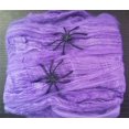 thumbnail image 2 of Halloween Decorations Artificial Spider Web Super Stretch Cobwebs With Fake Spiders Scary Party Scene Decor Indoor Outdoor Props, 2 of 5
