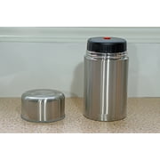 Mainstays Food Jar Insulated Food Storage Container, Stainless Steel, 27oz, Perfect for School Lunches and Activities to Keep Meals Hot or Cold