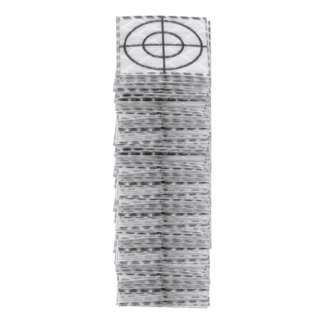 Unique Bargains 100 Feuilles Réfléchissantes Autocollantes pour Enquête 20mm, Blanc