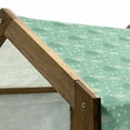 thumbnail image 4 of Umbrella Pet House, Wet Autumn Weather in September Theme Doodle Clouds Heavy Rainfall, Outdoor & Indoor Portable Dog Kennel with Pillow and Cover, 5 Sizes, Pale Green Sea Green, by Ambesonne, 4 of 4