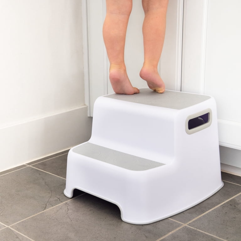 Ubbi Wide 2 Step Stool for Kids, Slip Resistant photo 2