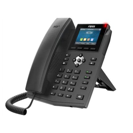 Fanvil X3U-Pro 2.8" Color Display 6 SIP Lines 3Line Keys IPv4 & IPv6 PoE & GigE G.722 Opus G.723.1
