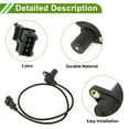 thumbnail image 3 of Sensor de Posición del Cigüeñal Unique Bargains No.0K2B318891 para KIA Shuma Hatchback 1.5i 16V 1997-2001, Negro Resistente, Sensor CKP de Motor, Metal Plástico, 1 Pc, 3 of 6