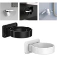 thumbnail image 4 of Hair Dryer Holder Wall Mounted Hair Tools Rack Self-Adhesive Bathroom Storage ABS Plastic No Pounching Shelf White/Black (Color : Black), 4 of 5