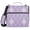 Purple Block, variant on 3 Ring Zipper Binder with Shoulder Strap Waterproof Trapper Keeper 2 Inch D-Ring 500 Sheets Capacity Rainbow Rose and Butterflies
