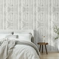 thumbnail image 3 of (2 pack) UMIGGEE Wood Peel and Stick Wallpaper White Vintage Self-Adhesive Removable Wood Contact Paper 17.7-in x 118-in for Home Decoration Wall Covering Old Furniture Renovation, 3 of 11