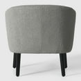 thumbnail image 6 of WestinTrends Alexandria 29" Wide Mid Century Modern Club Barrel Accent Armchair, Set of Two, Light Gray, 6 of 8