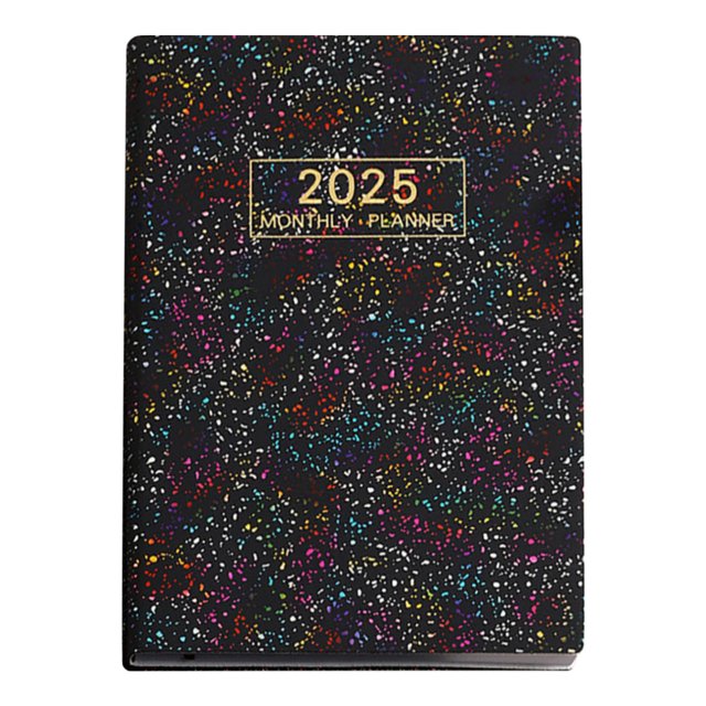Dvruxg 2025 A5 Weekly Monthly Planner Notebook - 12-Month Schedule Book with Bookmark & Daily/Weekly Spreads - Portable Efficiency Manual for Work, School & Life Organization