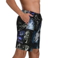 thumbnail image 3 of Corpse Bride Men's Swim Trunks Quick Dry Beach Board Shorts with Pockets Mesh Lining Bathing Suits, 3 of 7