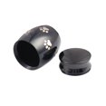thumbnail image 4 of Black Pet Memorial Keepsake, Paw Print Mini Ashes Holder Container, Pet Cremation Urn for Ashes, Small Urn for Pet Ashes, Pet Ashes Holder Keepsake Urn Ship Next Day [Paw, Black, No Engraving], 4 of 8