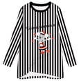thumbnail image 4 of DHFJKG Long Sleeve T Shirt For Women Carnival Striped Graphic Tee Holiday Festival Crewneck Shirt Spring Fall Loose Fit Tunic Trendy Tops, 4 of 4