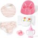 thumbnail image 1 of Edollable Juego de accesorios para muñecas realistas, juguetes para muñecas de 12 pulgadas, incluye babero para ir al baño, chupete, pañal y biberón, perfecto para niños, niños pequeños y niñas, 1 of 6