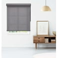 thumbnail image 2 of Linen Avenue Cordless Coastal Light-Filtering Cassette Roller Shade with Bloc Wand for Easy Adjustment– Soft Light Control, UV Protection– Charcoal Cove 18 W X 78 H (Arrives 1/4" Narrower), 2 of 9