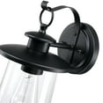 thumbnail image 5 of 12 Inch Outdoor Wall Lantern, 1-light Exterior Porch Garage Lighting Fixture, Matte Black, 5 of 6