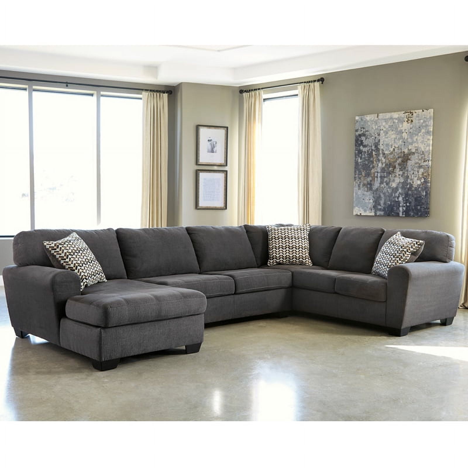 Sorenton slate 3 piece sectional deals