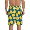 thumbnail image 3 of Daiia Lemon Mens Woven Stretch Pajama Short,Short Pajama Pants-X-Large, 3 of 9