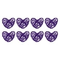 thumbnail image 1 of Unique Bargains 20Pcs Heart Shaped Rattan Ball Vase Filler Natural Rattan for Wedding Home Decoration Dark Purple 2 in, 1 of 5