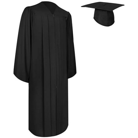 

Endea Graduation Matte Cap and Gown (Black 45XL (5 0 - 5 2 ) Fullfit)