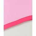 thumbnail image 2 of Kucnuzki 5T Little Girl Swimsuit Set 6T Child Gilrs Bathing Suit Color Block Top Swimming Skirt with Shorts 2pcs Bikini Set Summer Beach Breathable Tankini Set Pink, 2 of 10