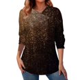 thumbnail image 1 of Gibobby Blusa Mujer Primavera y otoño pantalones cortos de manga corta Jacquard Plaid Ice Silk Loungewear Loungewear（Negro， L), 1 of 4