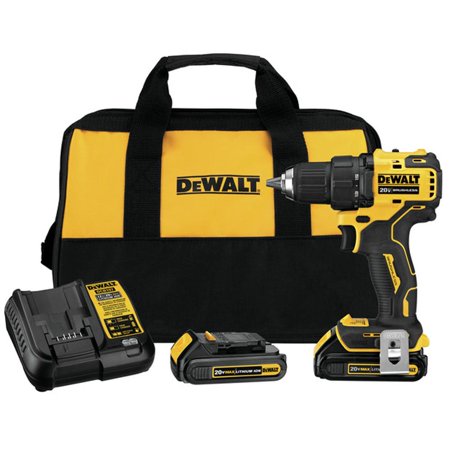 DEWALT ATOMIC 20-Volt MAX Lithium-Ion Brushless Cordless Compact 1/2 in. Drill Driver w/