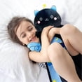 thumbnail image 3 of Almohada de peluche de gato largo, suave y esponjosa, ideal para niños, 50 cm, 3 of 5