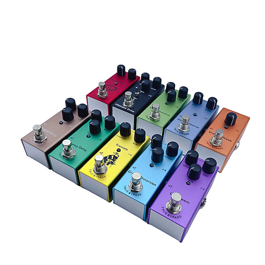 Professional Electric Guitar Overdrive Pedal for Electric Guitar & Bass Small Effect Pedal Processor of Overdrive Tone