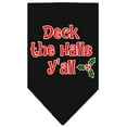 thumbnail image 2 of Christmas Pet and Dog Bandana Screen Printed, "Deck The Halls Y'all", 2 of 10