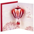 thumbnail image 1 of Tarjeta de felicitación Hallmark Paper Wonder Globo aerostático, 1 of 8