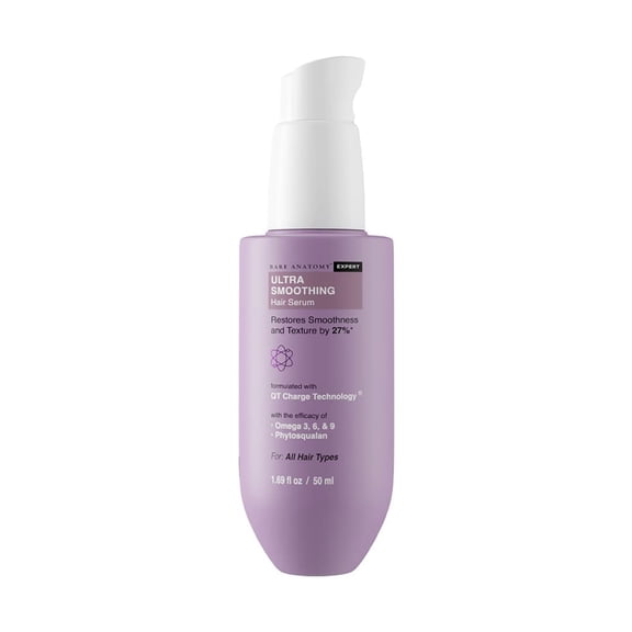 Bare Anatomy Ultra Smoothing Hair Serum 1.69 fl oz Formulated with QT Charge Technology Paraben Free-All Hair Types