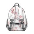 thumbnail image 3 of Pioneer Flower Floral Print Pattern Backpack for School,Cute School Bag,Schoolbag with Adjustable Shoulder Straps & Padded Back,15.25"x11.5"x5.25", 3 of 5