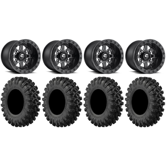 Fuel Maverick Beadlock 15" (4 3) Wheels 37" MotoRavage XL Tires Polaris RZR XP 1000 / PRO XP / Ranger XP 900/1000
