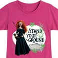 thumbnail image 3 of Disney Brave - Merida Stand Your Ground - Toddler & Youth Girls Short Sleeve Graphic T-Shirt, 3 of 5